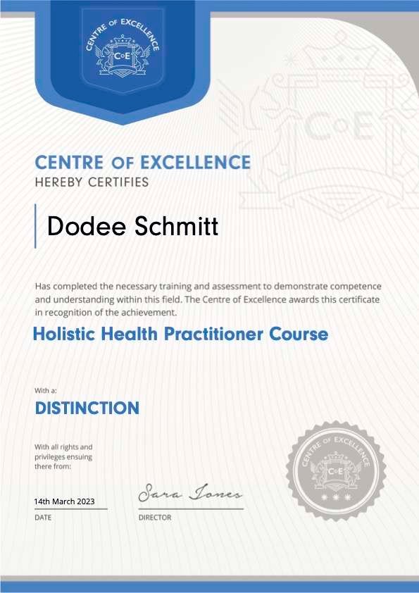 Holistic Health Practitioner Certificate