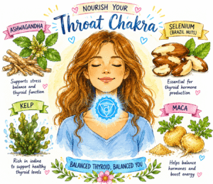 natural remedies hypothyroidism thyroid support botanical watercolor (1)
