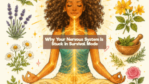 nervous system regulation natural healing botanical meditation watercolor