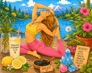reverse calcification body naturally joints flexibility watercolor