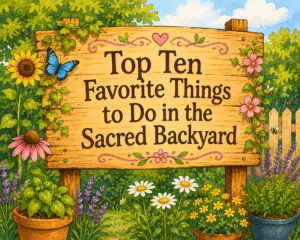 sacred backyard wellness practices natural health daily routine